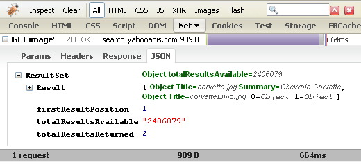Explore JSON response using a JSON viewer